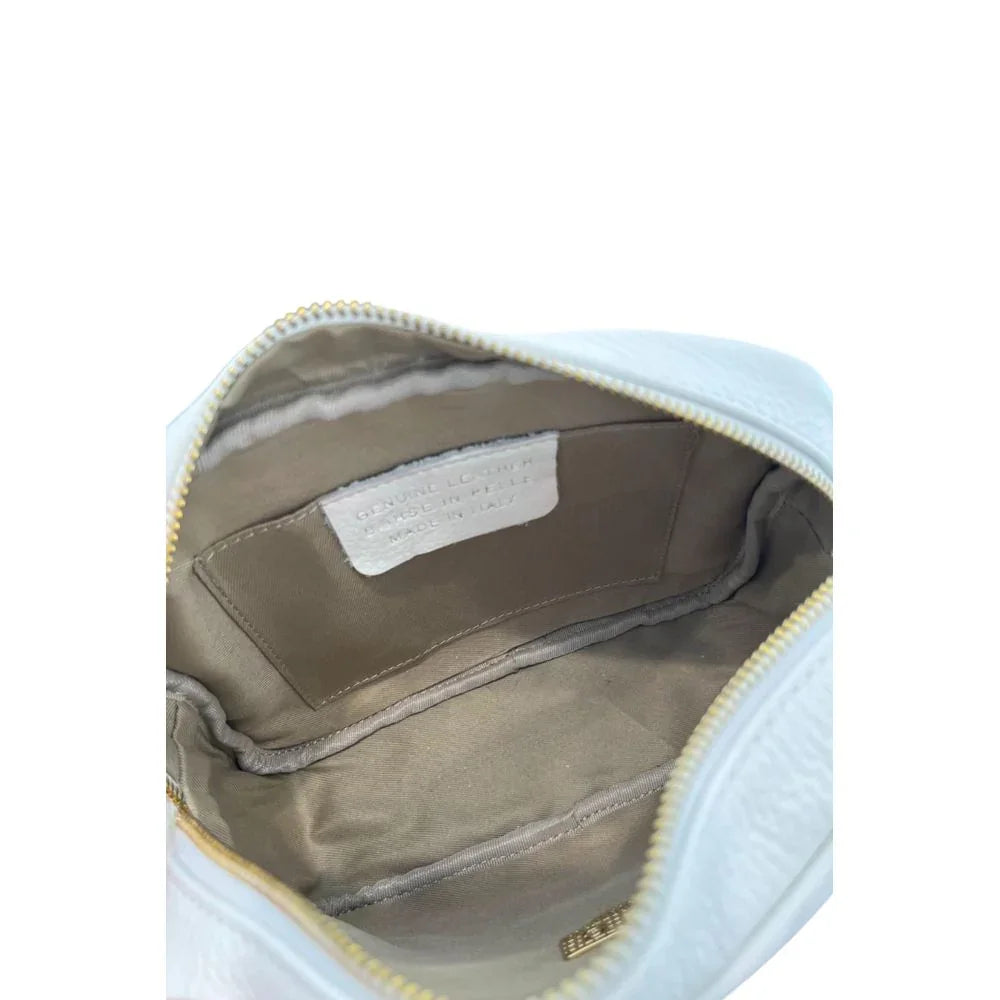 Baldinini Trend White Cowhide Crossbody Bag
