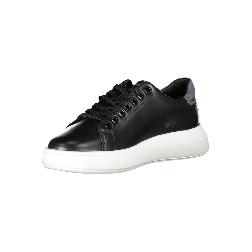 Calvin Klein Black Leather Women Sneaker
