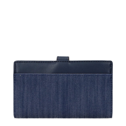 Michael Kors Blue Fabric Wallet