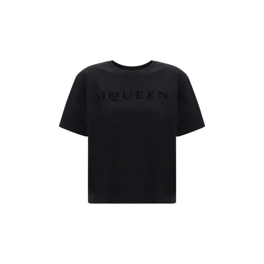 Alexander McQueen Black Cotton T-Shirt