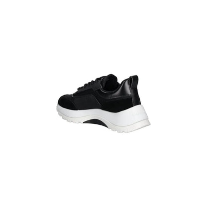 Calvin Klein Black Leather Athletic Sneakers