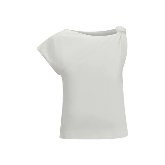 PINKO White Cotton T-Shirt