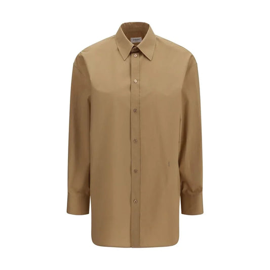 Saint Laurent Beige Cotton Dress Shirt