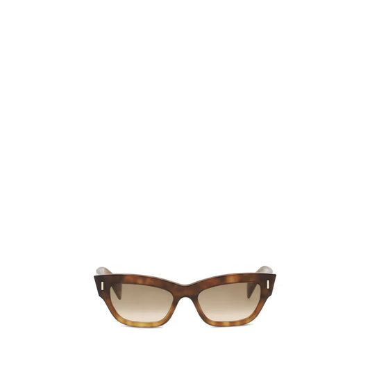Alexander McQueen Brown Acetate Sunglasses