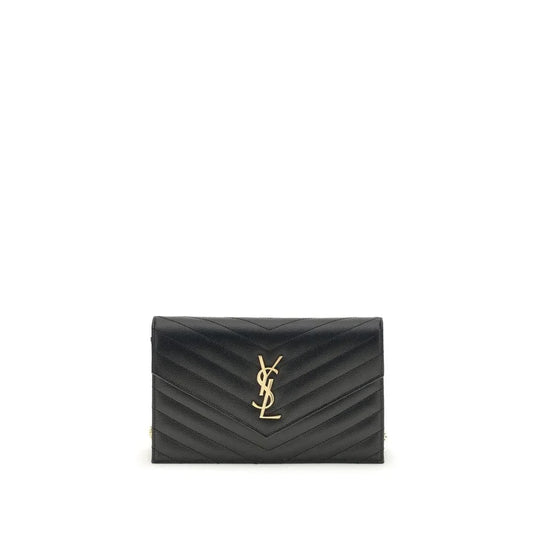 Saint Laurent Saint Laurent Black Calf Leather Bos Taurus Shoulder Bag