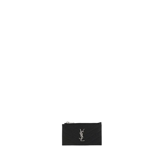 Saint Laurent Saint Laurent Black Calf Leather Bos Taurus Wallet