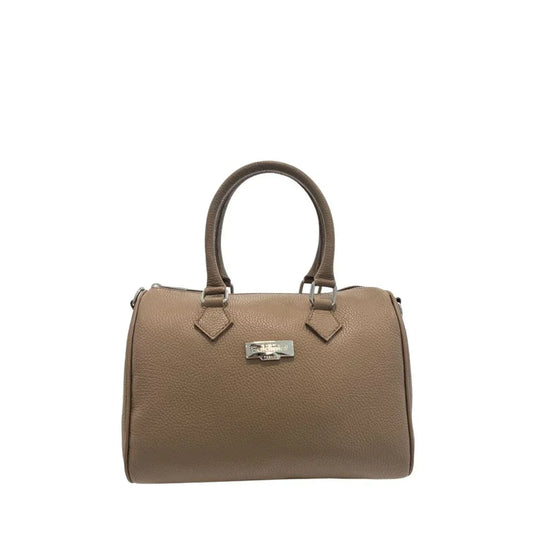 Baldinini Trend Brown Cowhide Shoulder Bag