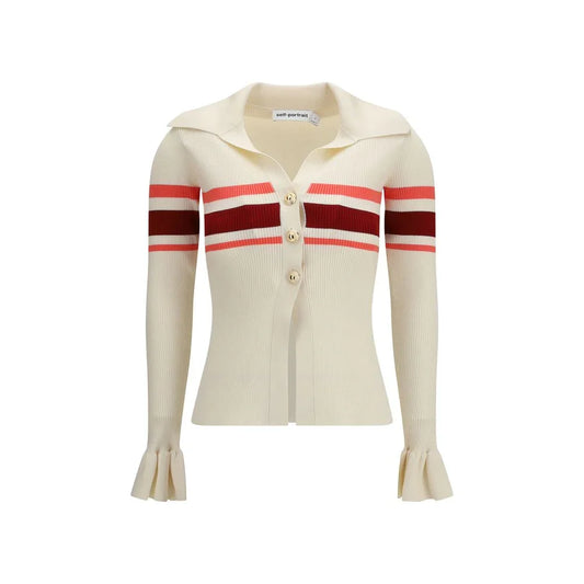 Self-Portrait Beige Viscose Blouse