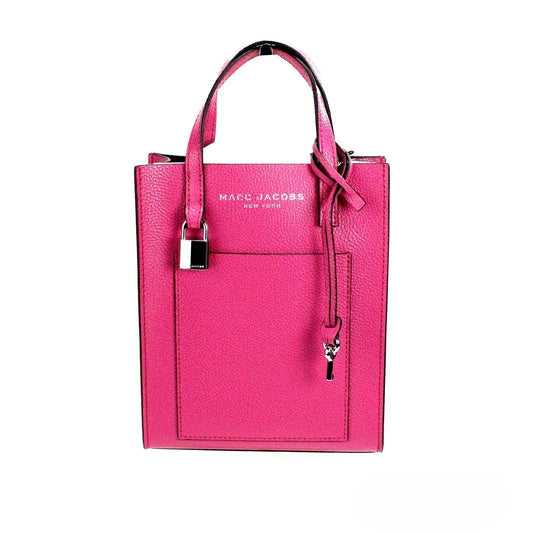 Marc Jacobs Mini Grind Cactus Flower Pebbled Leather Crossbody Tote Bag