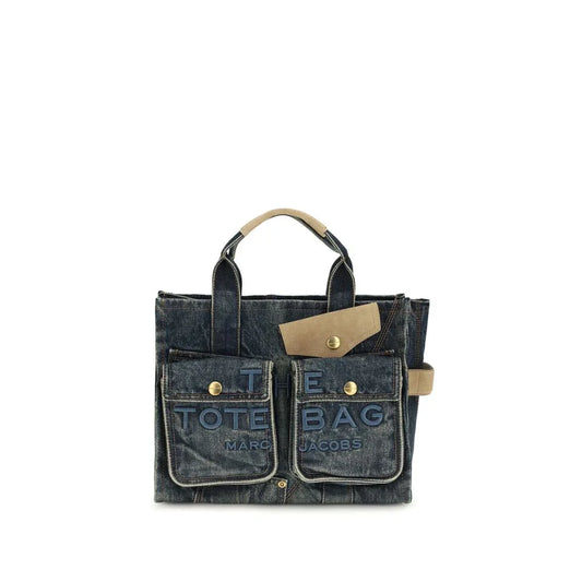 Marc Jacobs Blue Cotton Shoulder Bag