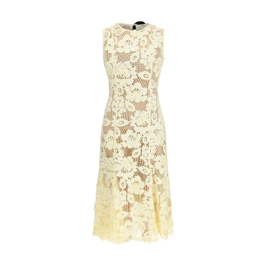 Self-Portrait Bicolor Polyester Casual Dress