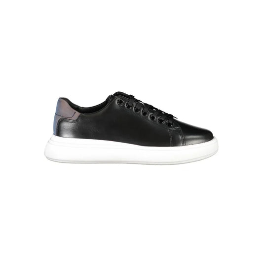 Calvin Klein Black Leather Women Sneaker