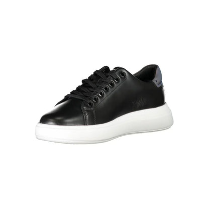Calvin Klein Black Leather Women Sneaker