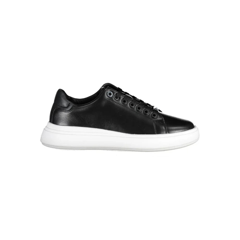 Calvin Klein Nero Pelle Donna Sneaker