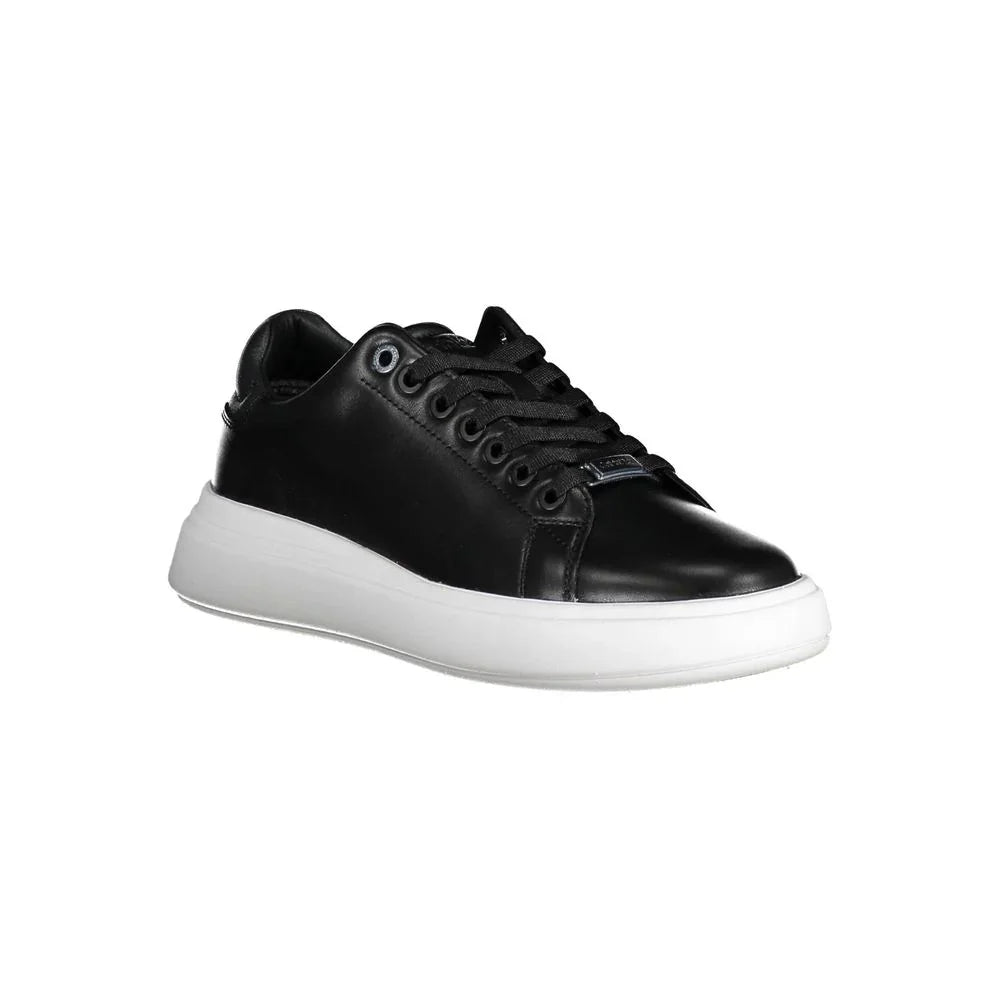 Calvin Klein Nero Pelle Donna Sneaker