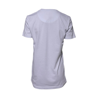 Dolce & Gabbana White Cotton Goodluck 2023 Crew Neck T-shirt
