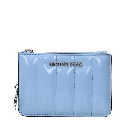 Michael Kors Light Blue Leather Wallet