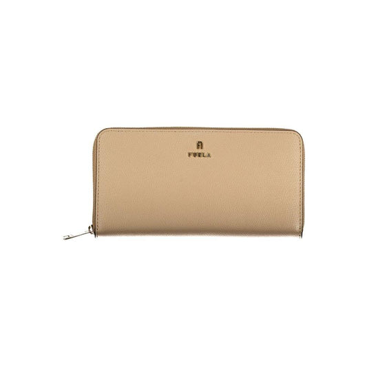 Furla Furla Beige Leather Woman Wallet